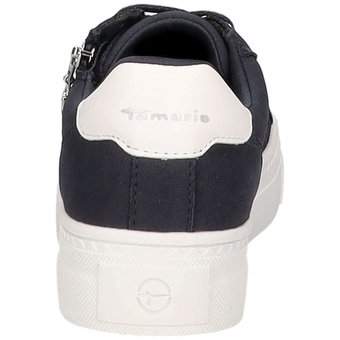 Tamaris Plateau Sneaker in blau