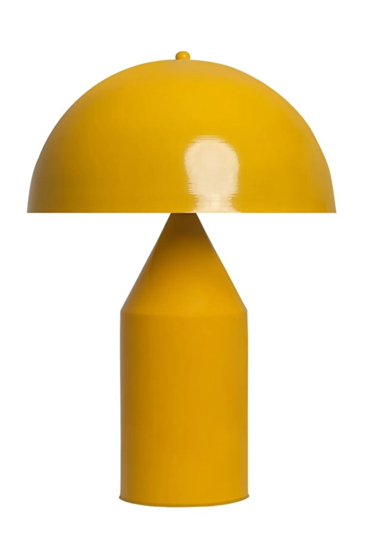 Bamyum  Lipeo Tischlampe Gelb 30cm, Pilzlampe Metalllampe