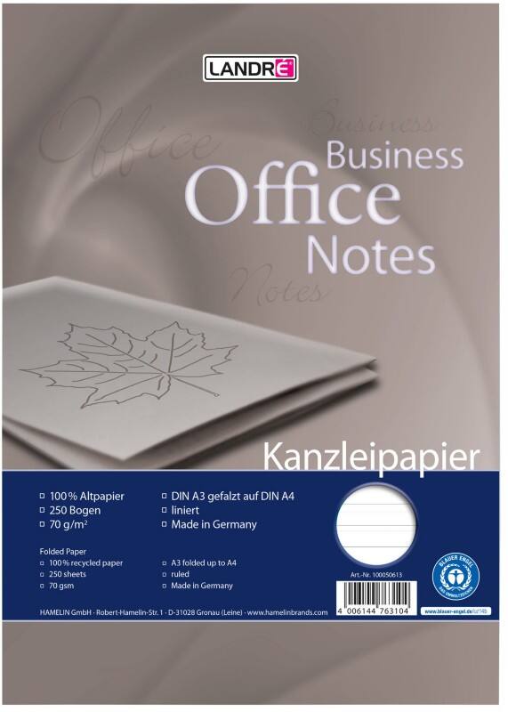 LANDRÉ Bücher und Blöcke DIN A3 Papier Weiß 70 g/m² 250 Blatt