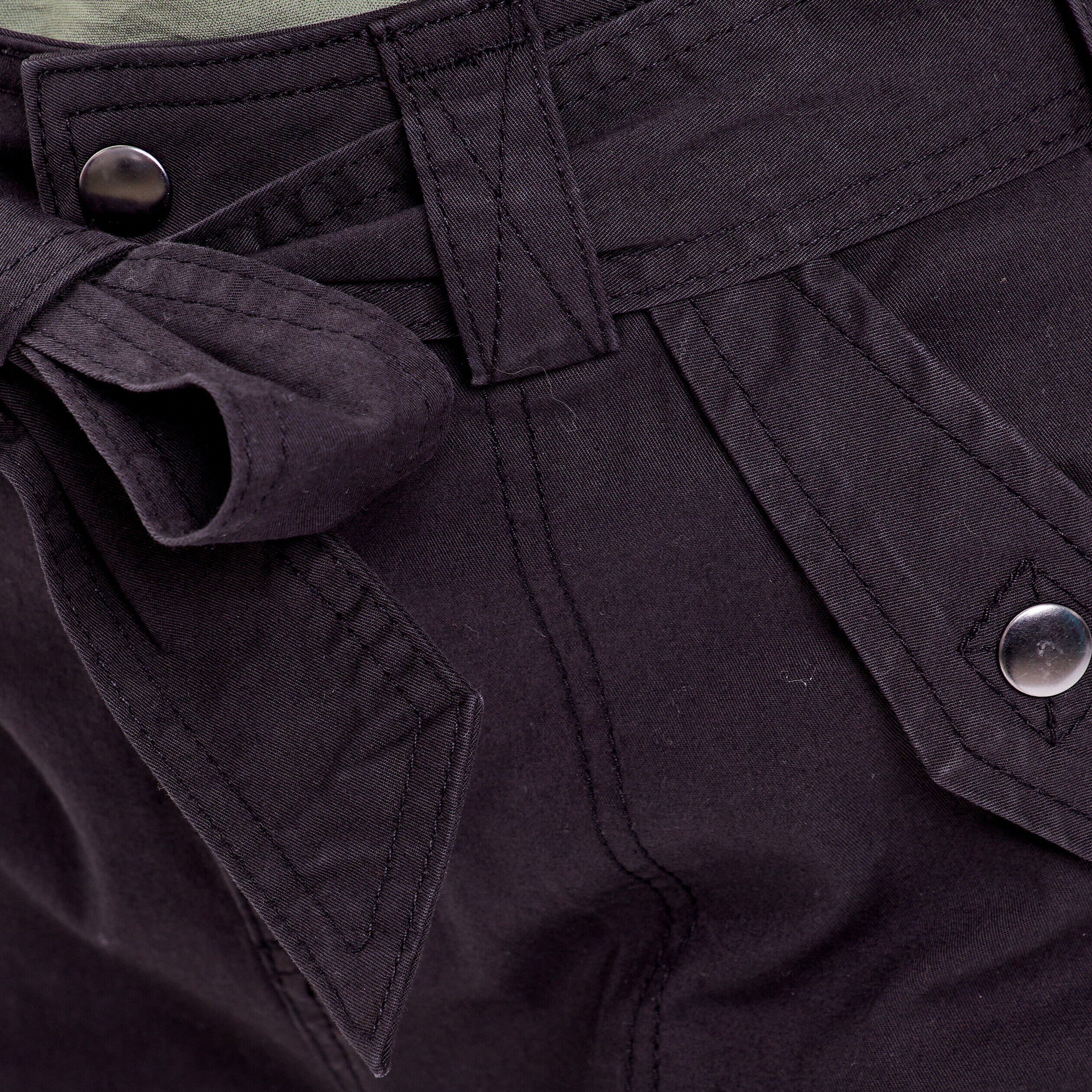 Short droit ceinturé noir femme | Cache Cache