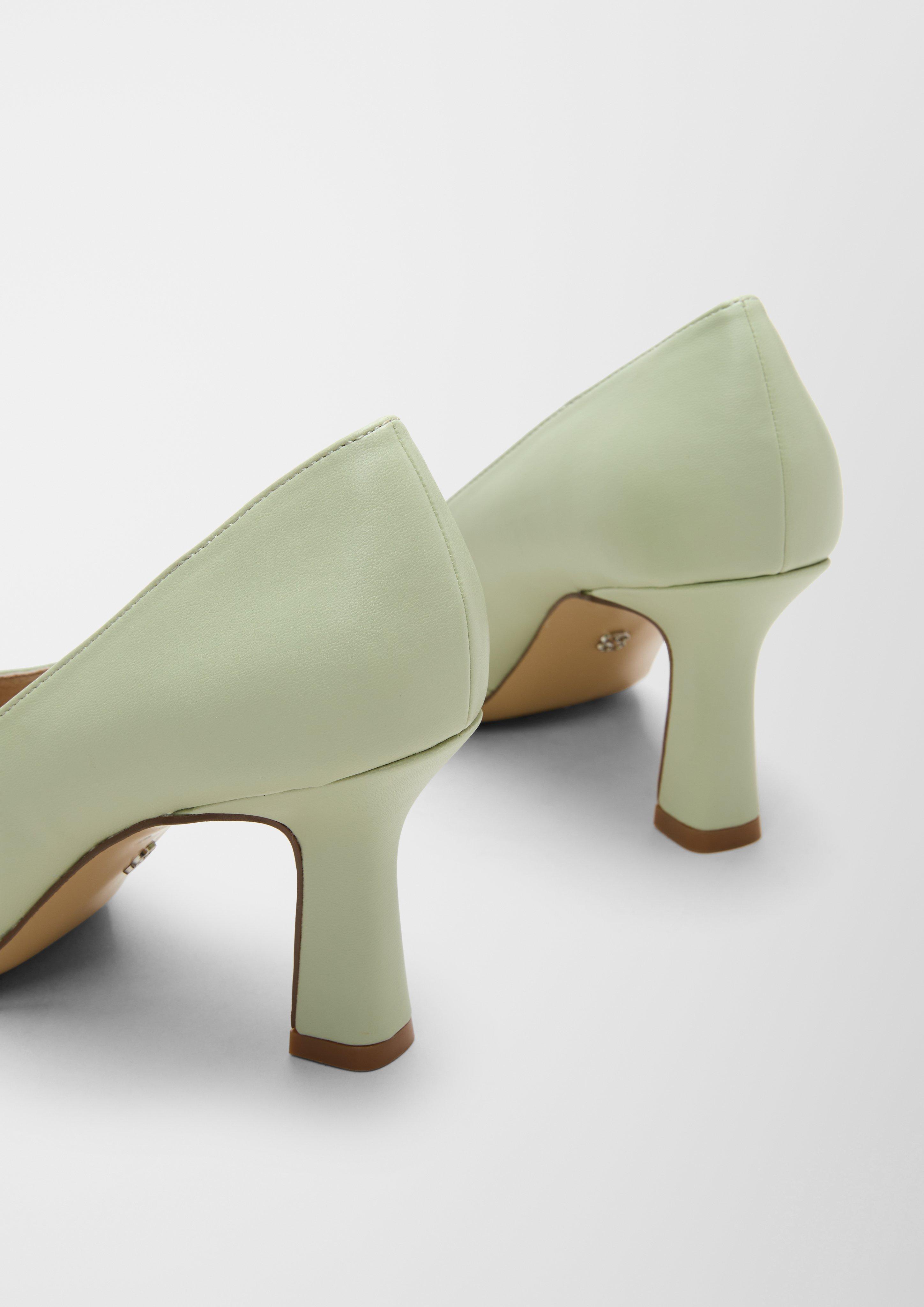 Pumps in Glattleder-Optik  1235035-706