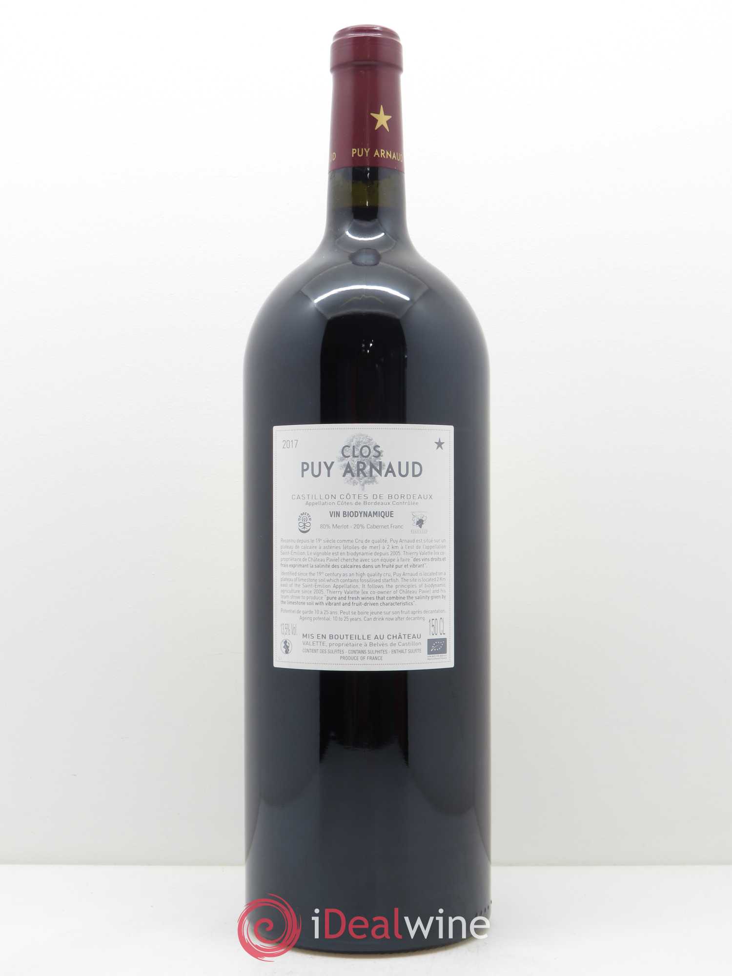 Clos Puy Arnaud  2017 - Lot de 1 Magnum