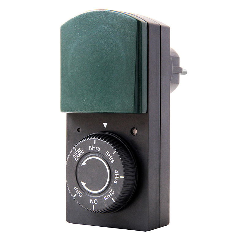 Energy Timer m/skumringsrele, IP44, Energy