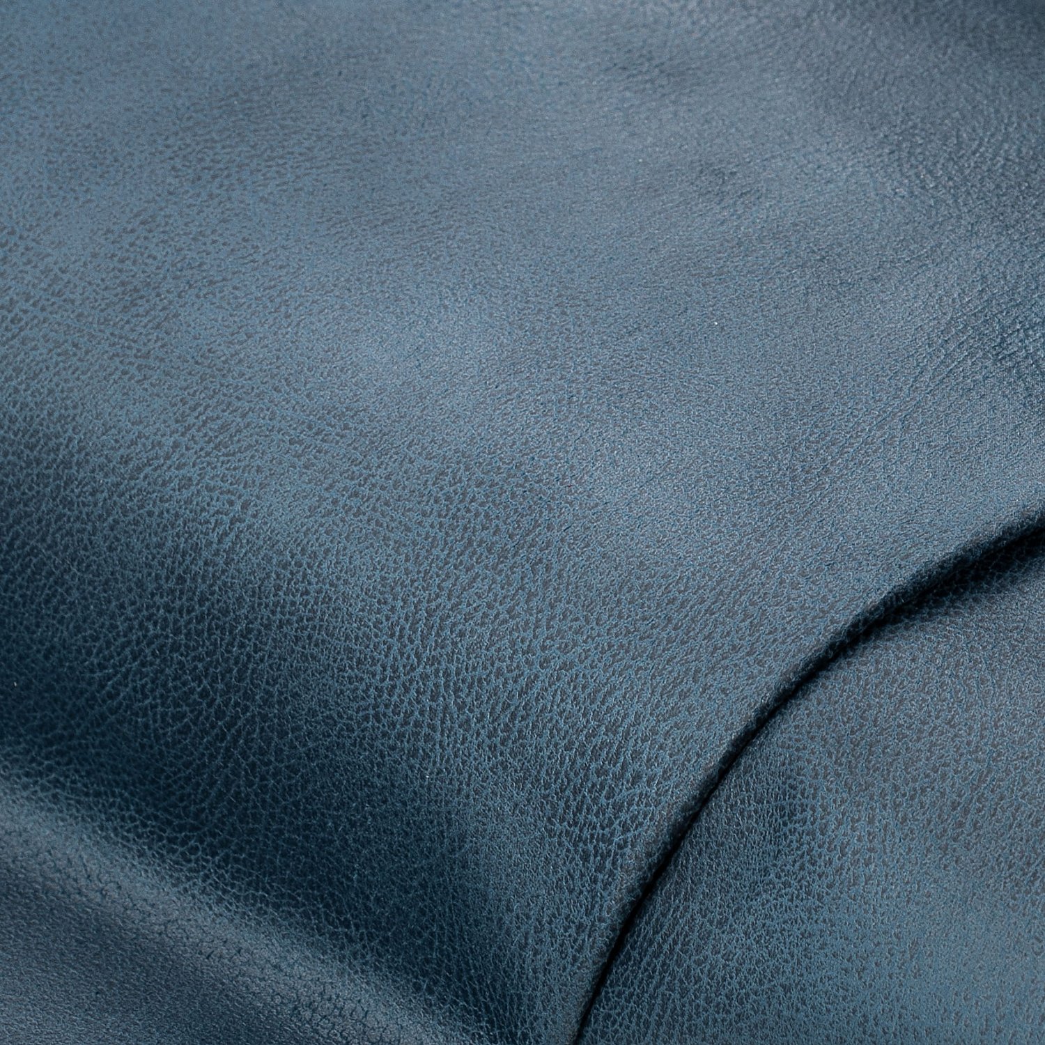Lederimitat aus recyceltem Leder, jeansblau