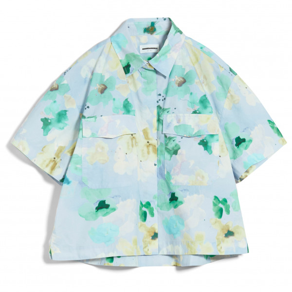 ARMEDANGELS - Women's Elianaa Aqua Floral - Bluse
