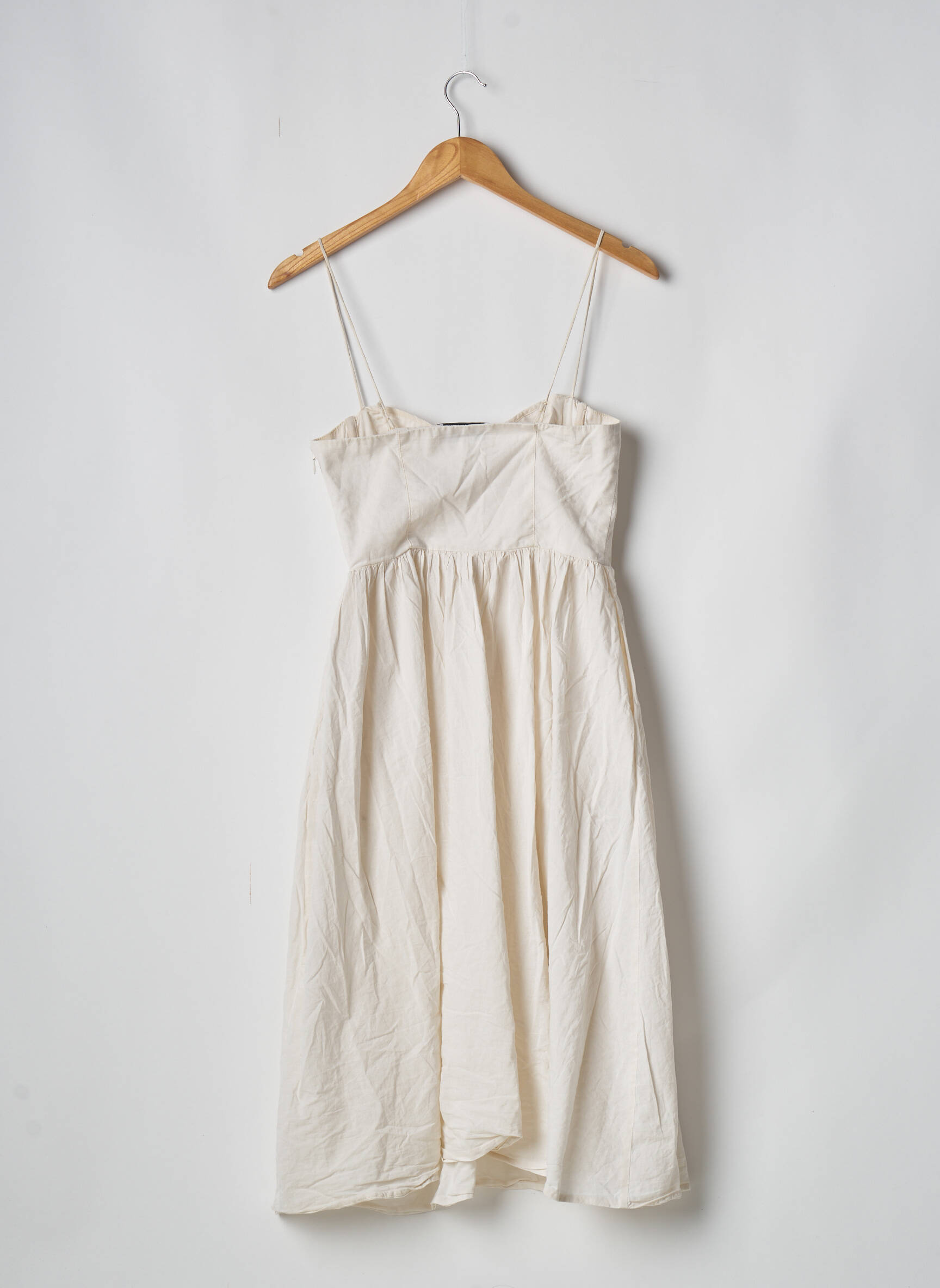 L Academie Robes Mi Longues Femme couleur beige