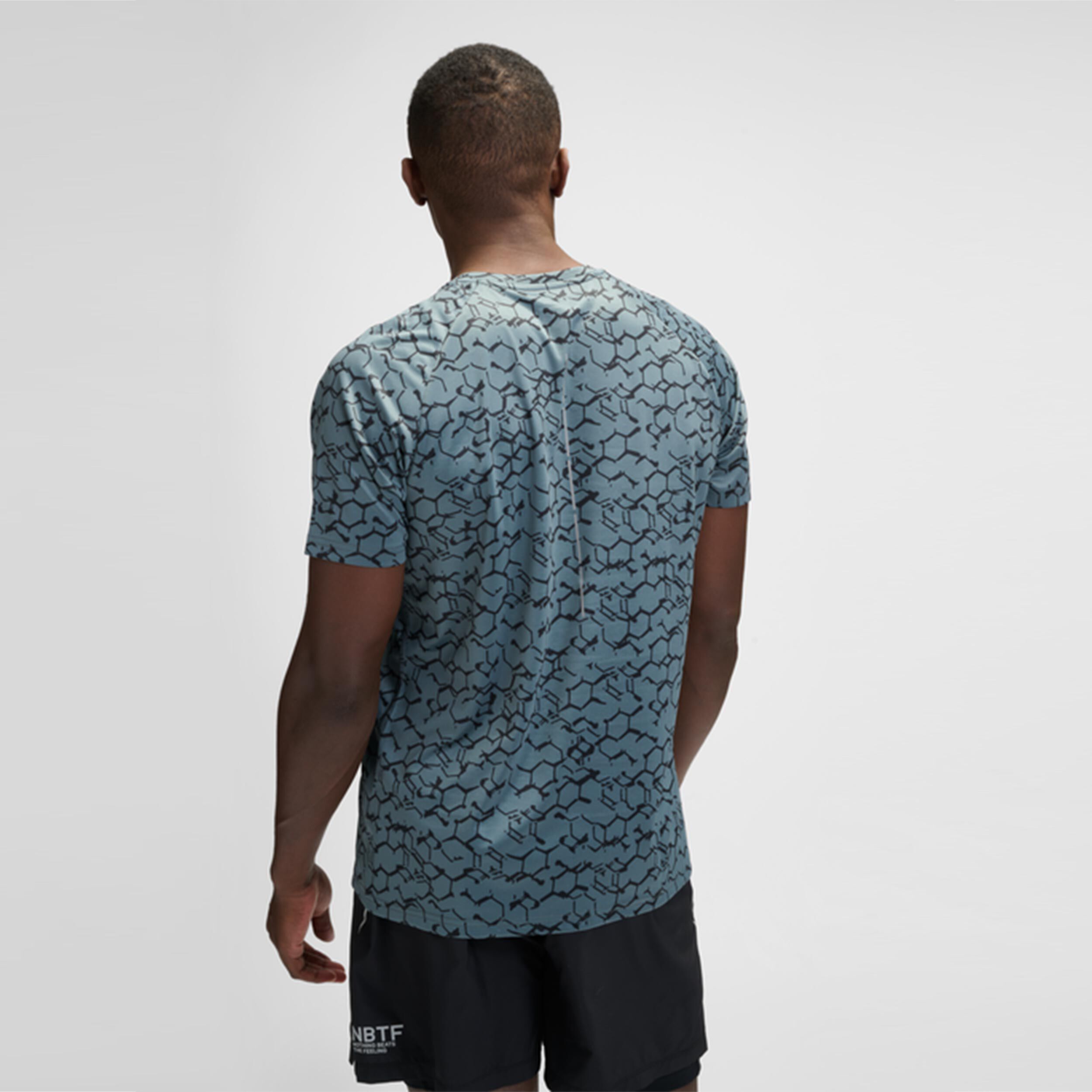 Dopa Graphic Laufshirt Herren - Dunkelgrau