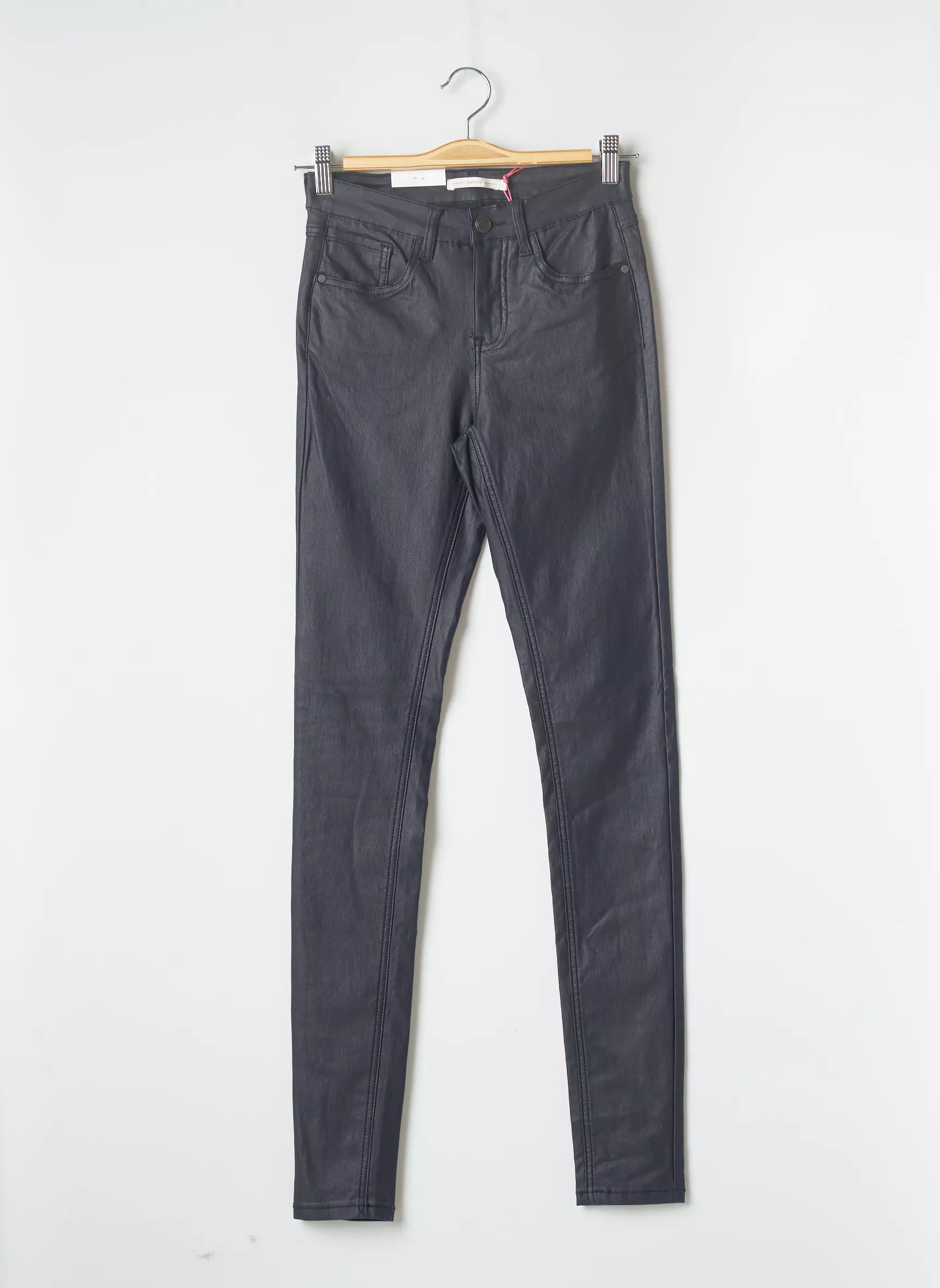 B Young Pantalons Slim Femme couleur bleu