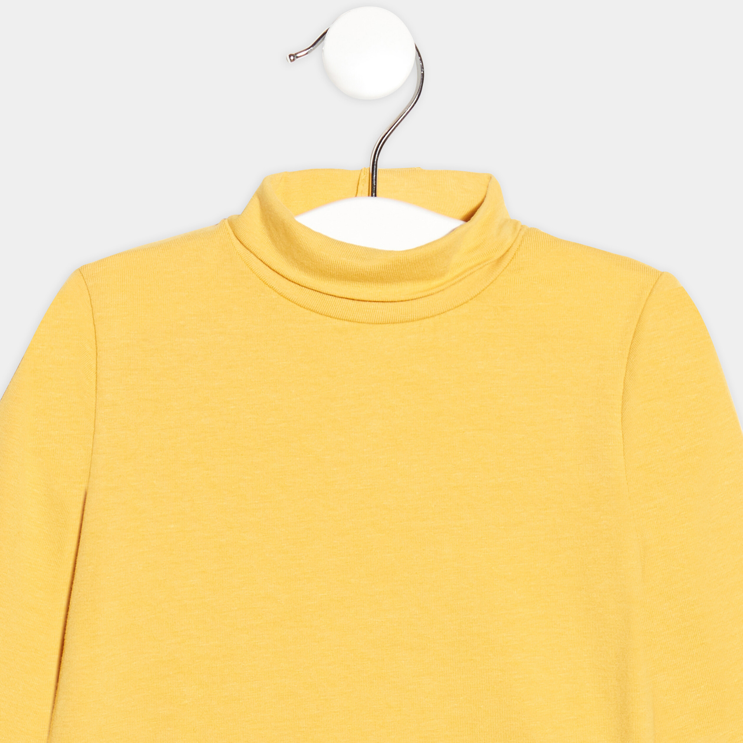 T-shirt manches longues jaune bébé garçon | La Halle