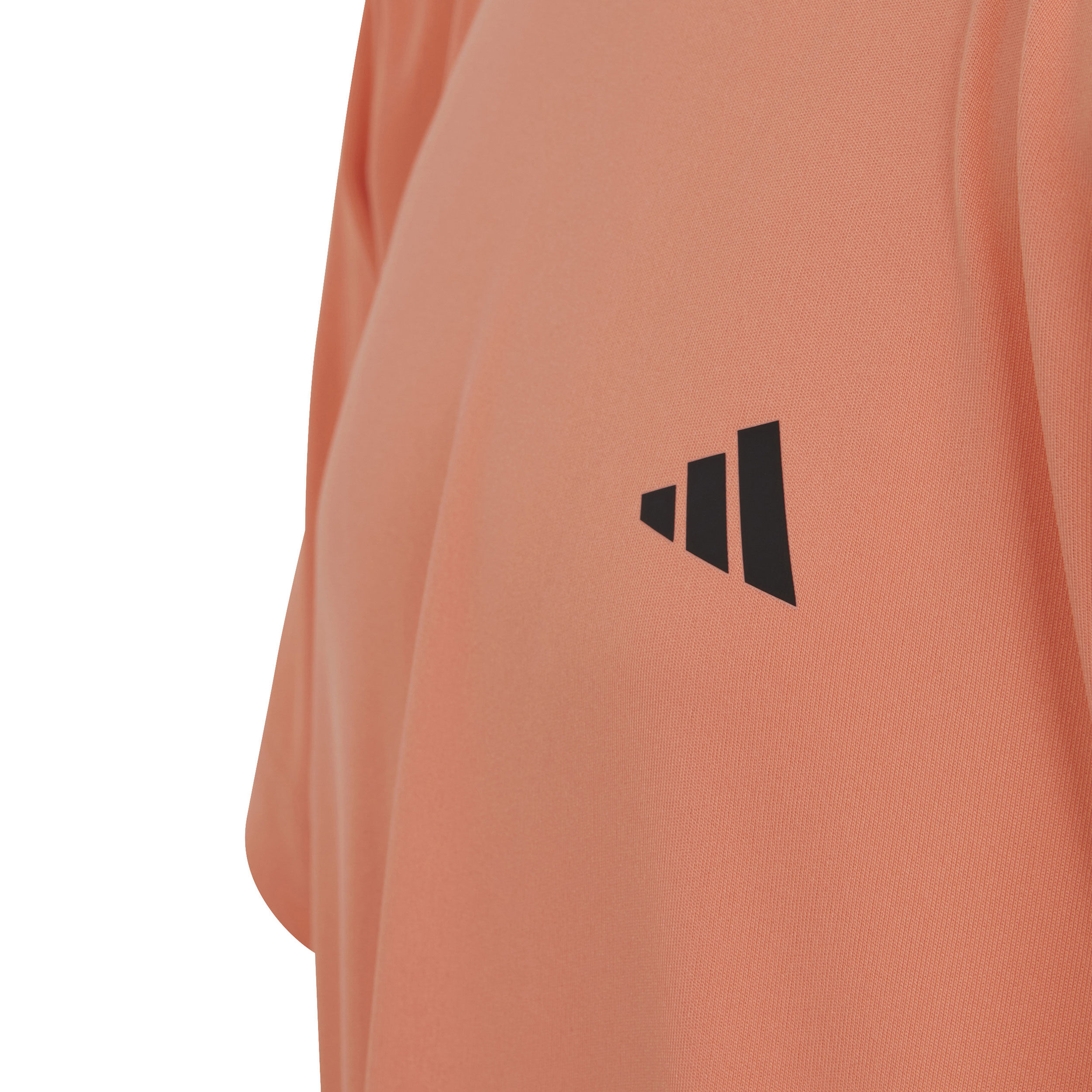 Club 3-Stripes T-Shirt Jungen - Orange, Schwarz