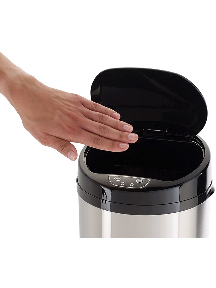 Echtwerk Sensor-Badabfalleimer in Silber - 9 l günstig kaufen onesize