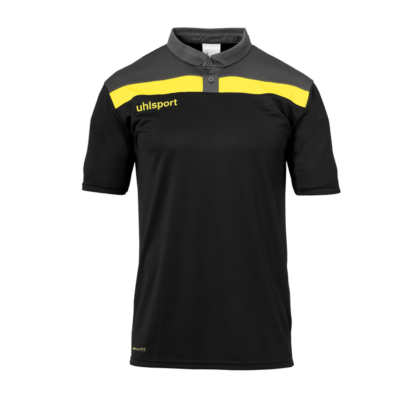 Uhlsport Offense 23 Poloshirt Schwarz Grau F23