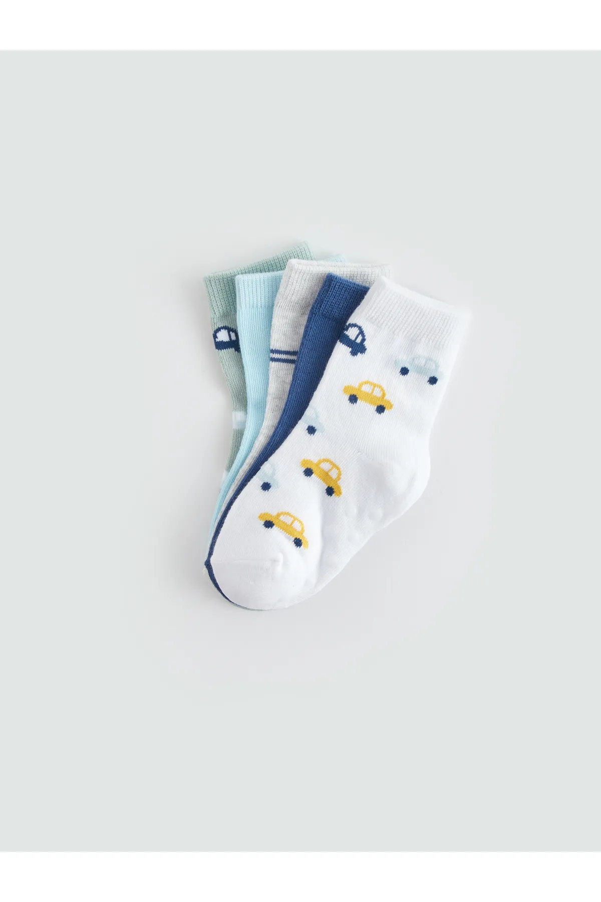 LC Waikiki  Gemusterte Baby-Jungen-Socken im 5er-Pack
