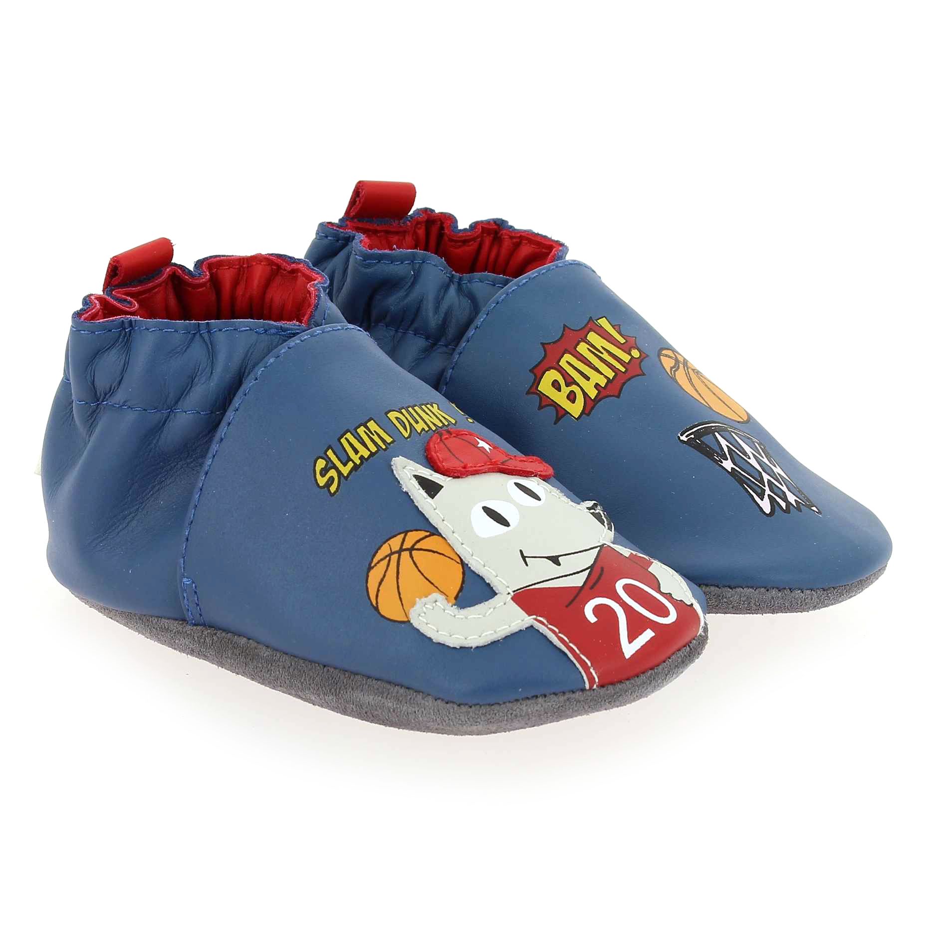 Robeez  ATHLETE WOLF - Bleu Multi
