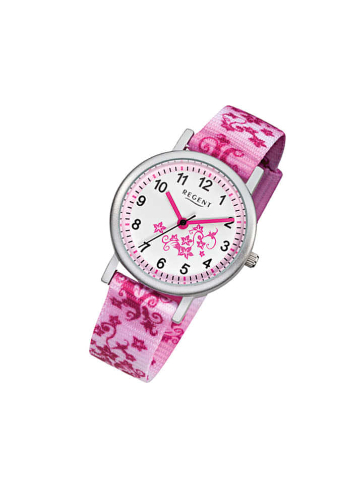Regent Analog-Armbanduhr Regent Kinderuhren rosa, pink, weiß klein (ca. 29mm) günstig kaufen onesize