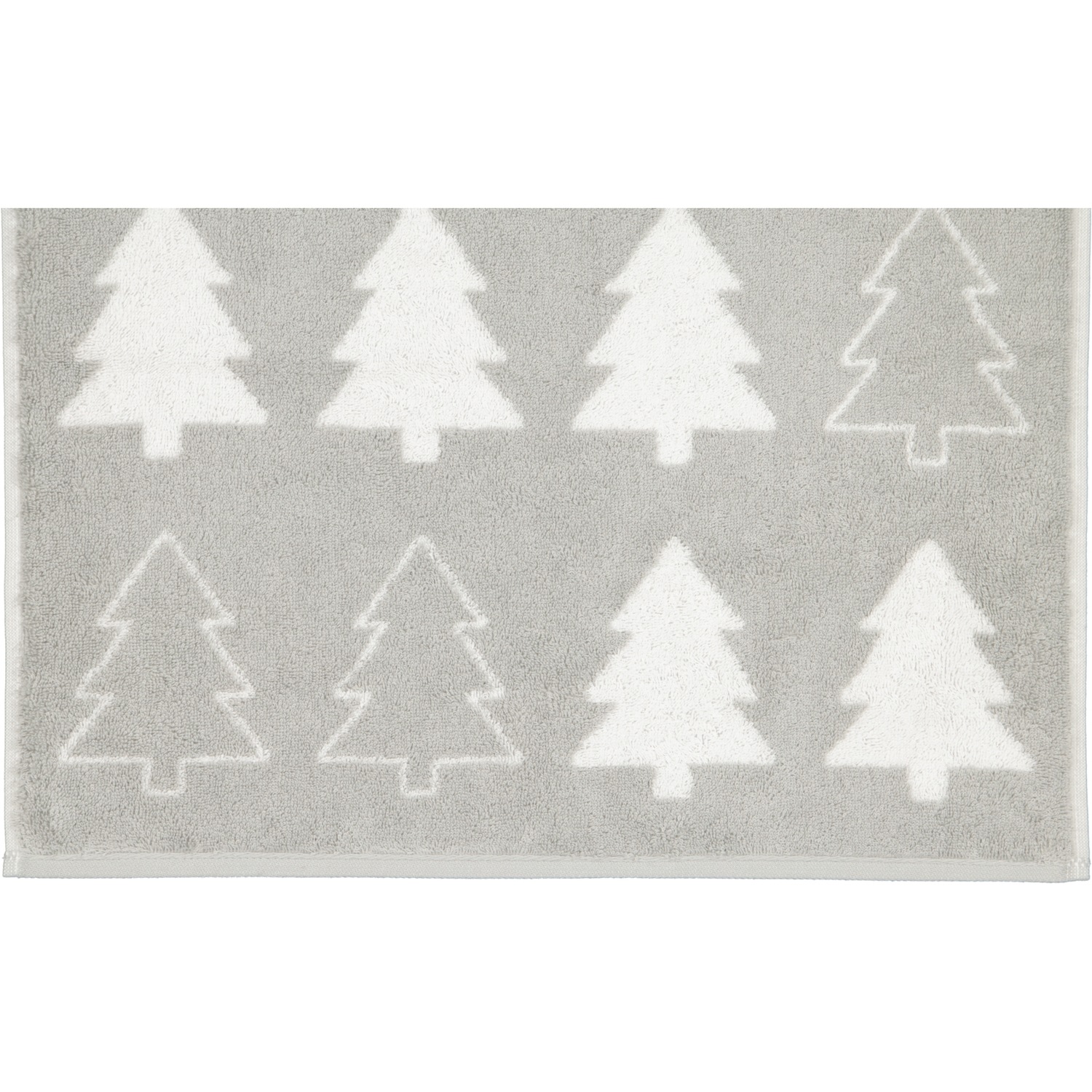 Cawö Handtücher Christmas Edition Tannenbäume 794 platin - 76