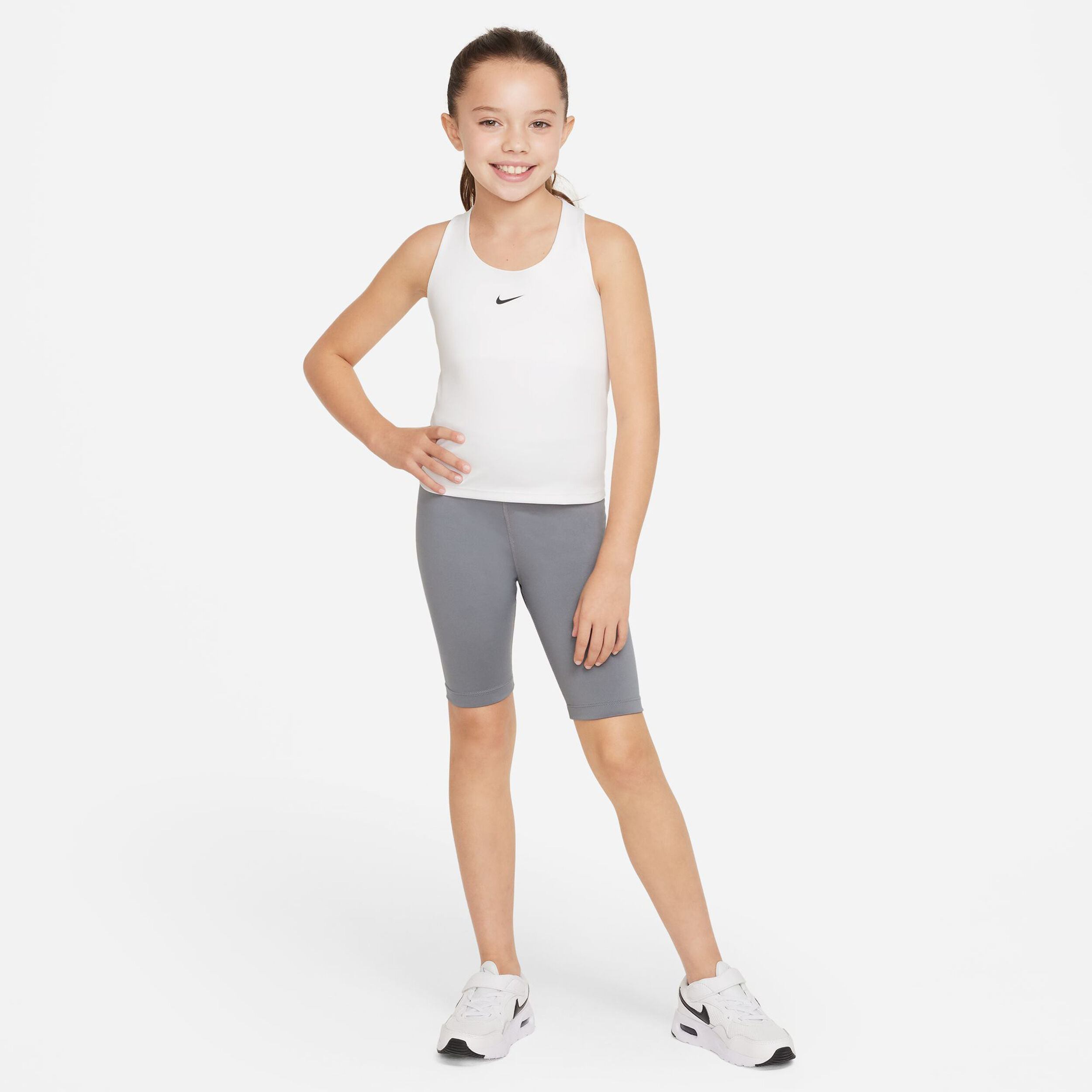 Dri-Fit Swoosh Sport-BH Mädchen - Weiß