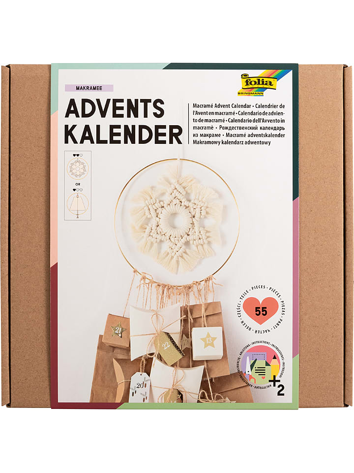folia PAPER Adventskalender-Bastelset 