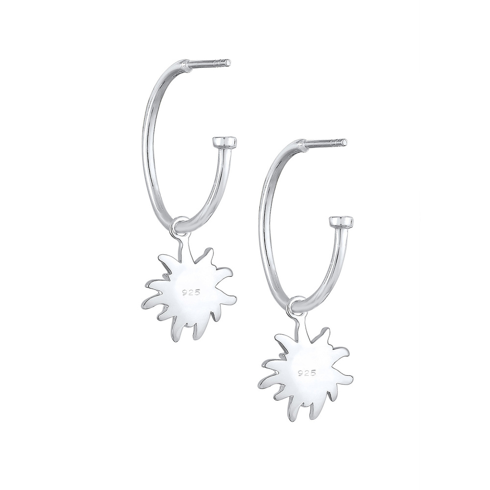 Elli Elli Boucles d'Oreilles Fleur Edelweis costume traditionel Boucles d'oreilles Fem Boucles d'oreilles