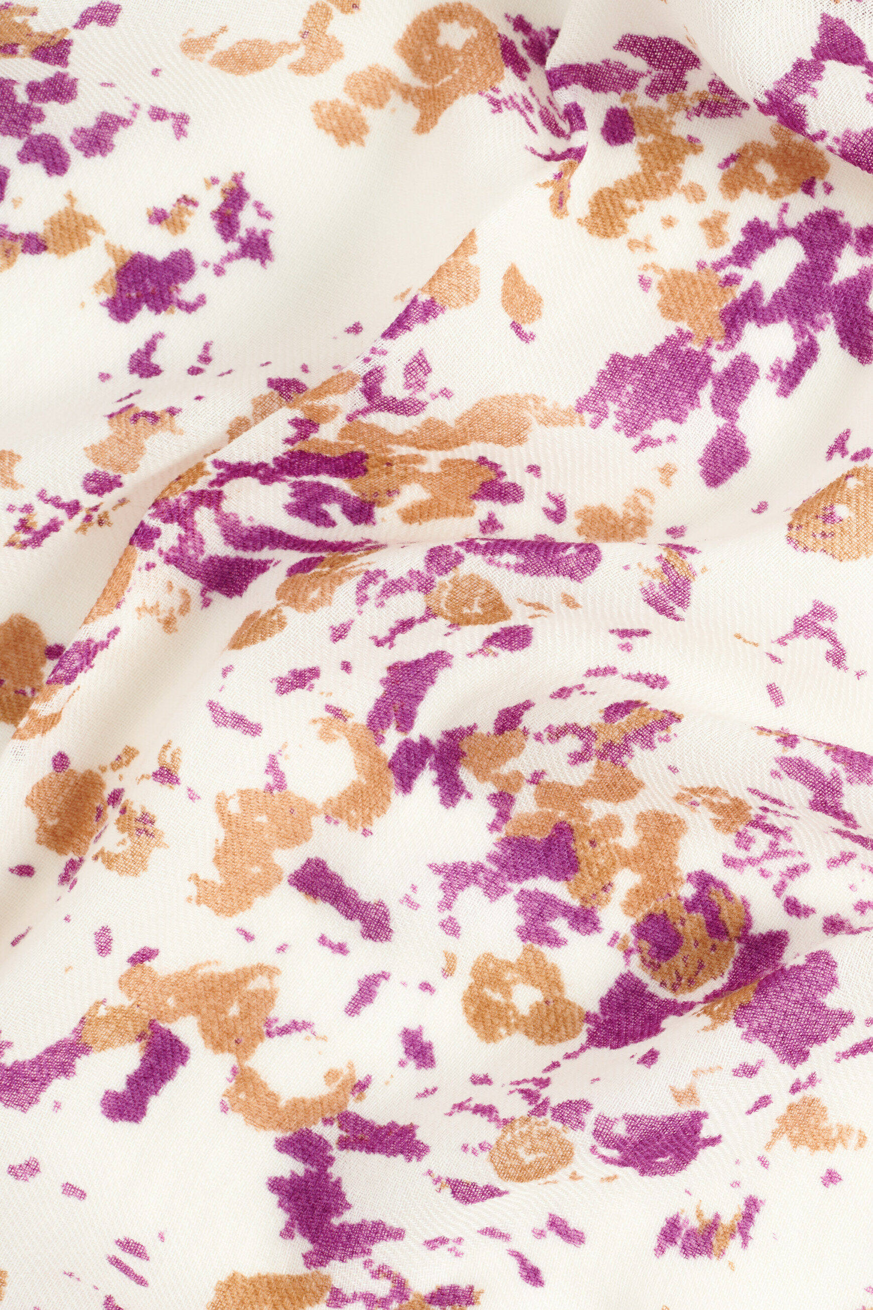 foulard pauline 100% laine ecru femme