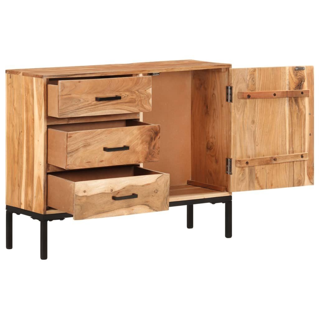 vidaXL Sideboard Sideboard 88x30x73 cm Akazie Massivholz (1 St)