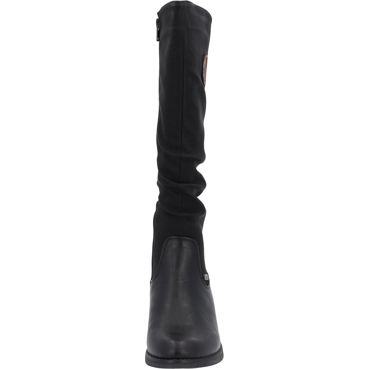 Rieker 93157, Stiefel, Damen, Schwarz (Braun/Schwarz)