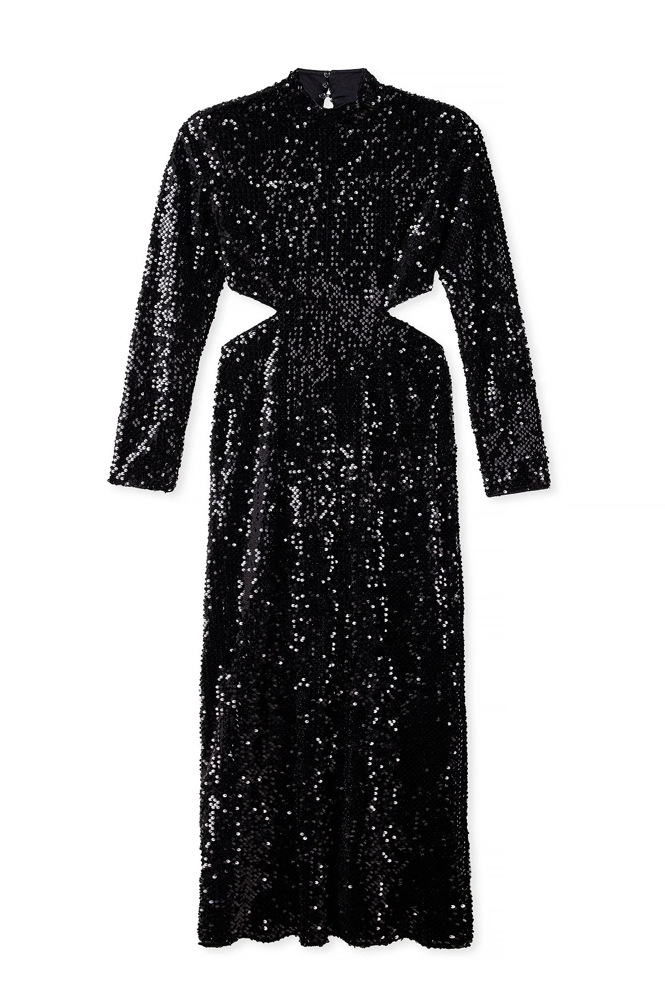 Pailletten Maxikleid