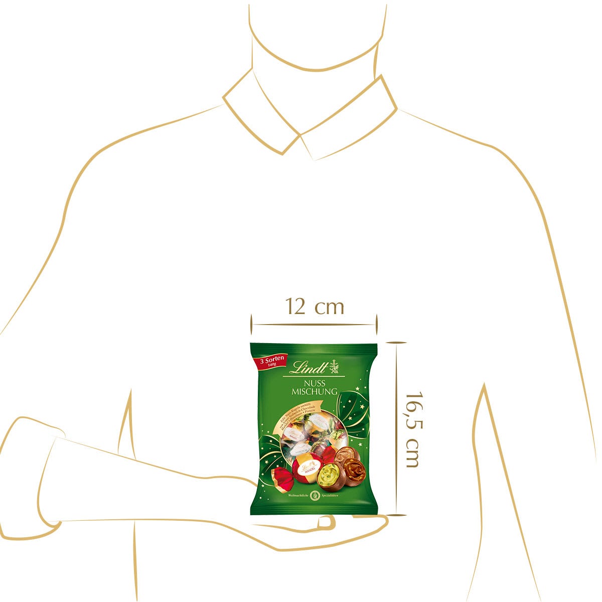 Nuss-Kugeln Mischung, 140g