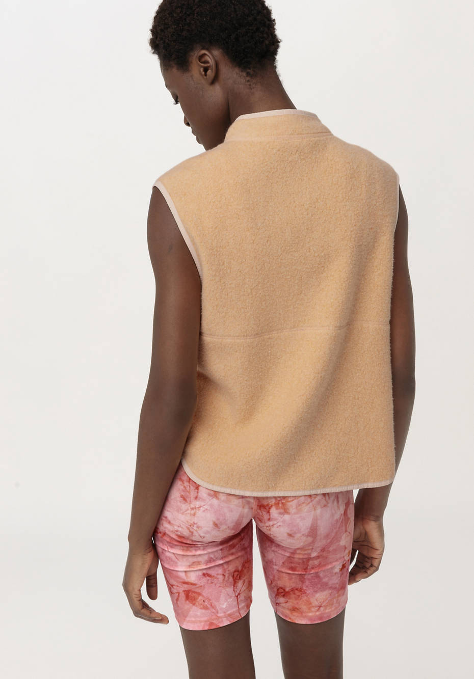 Fleece-Weste aus reiner Bio-Baumwolle