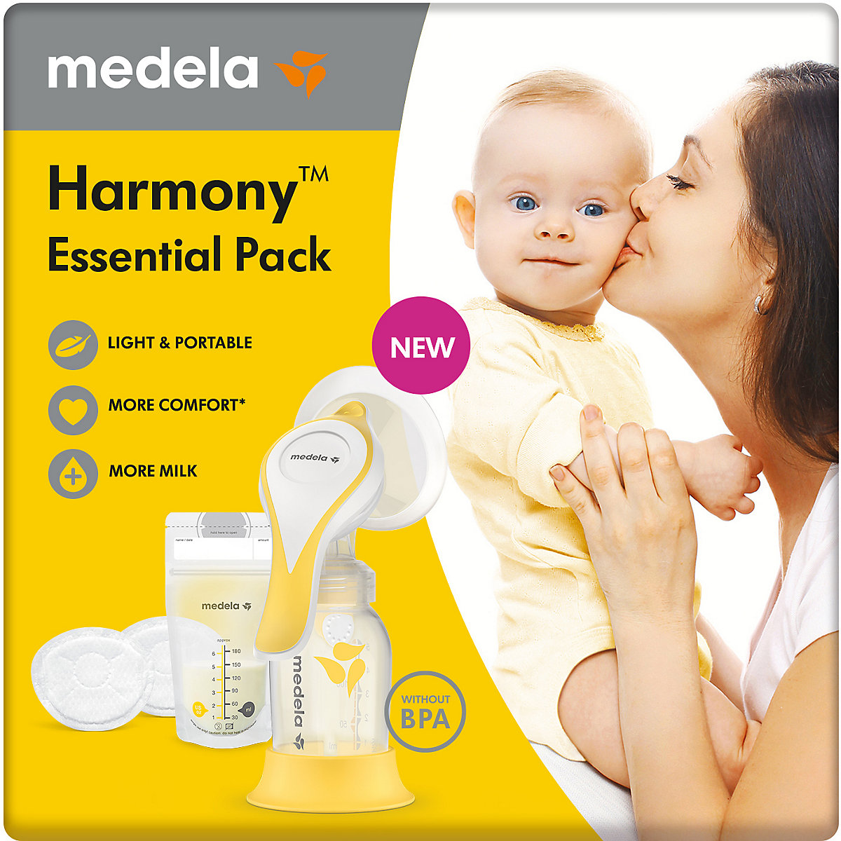 Hand-Milchpumpe Set Harmony Flex