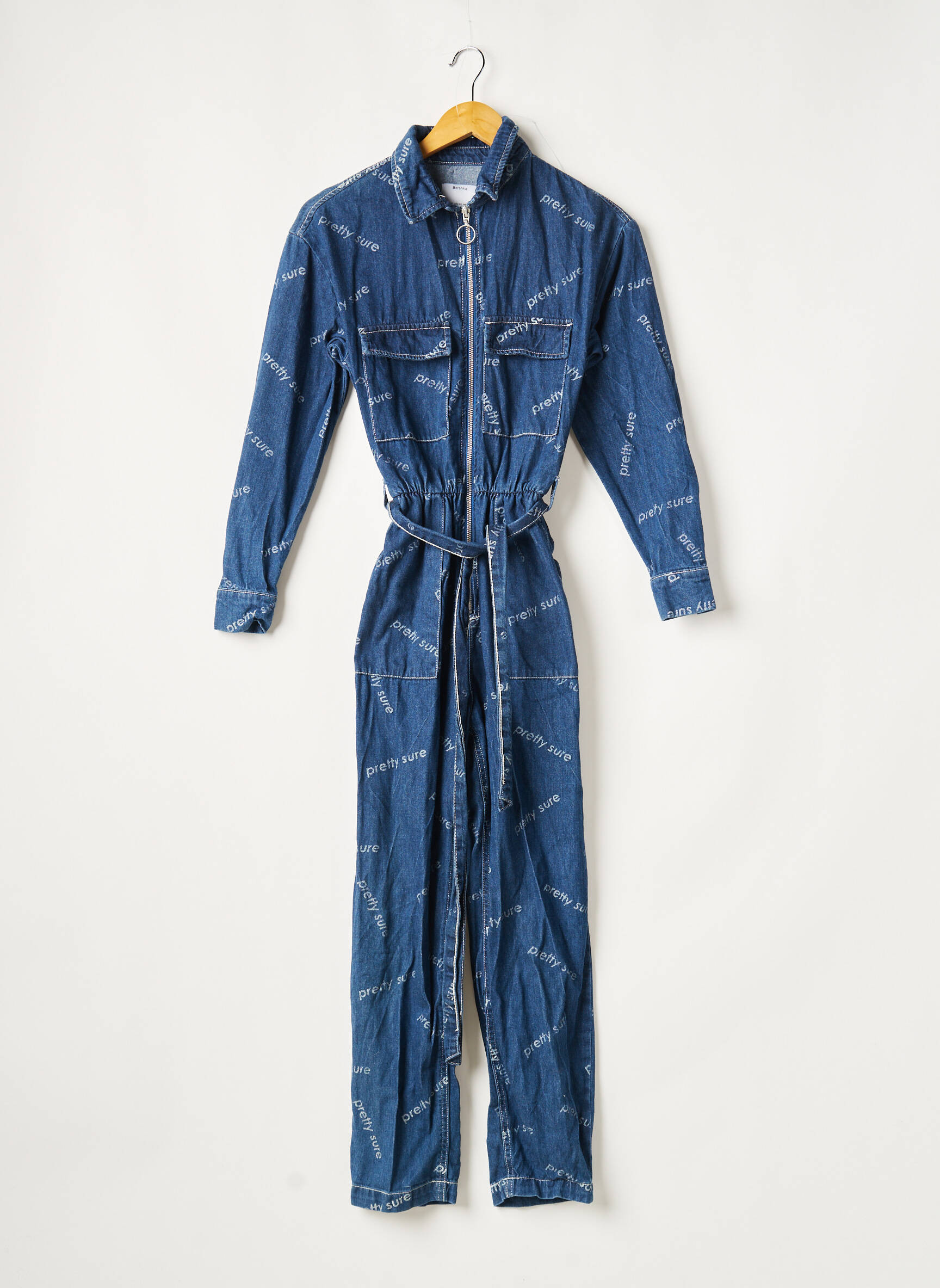 Bershka Combinaisons 1 Femme couleur bleu