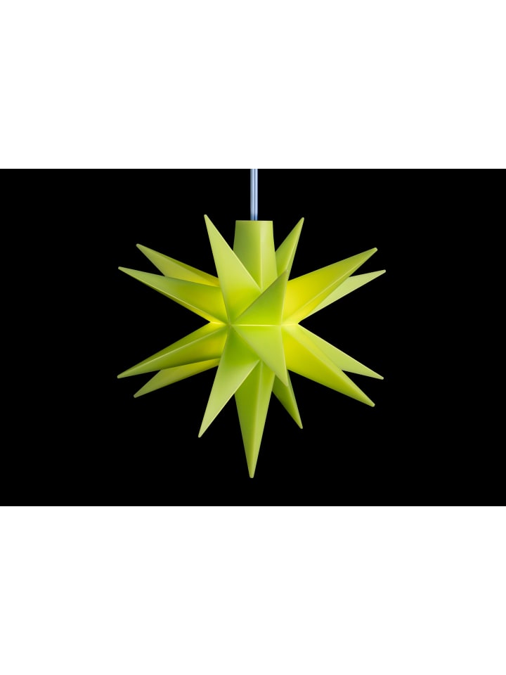 Sterntaler Dekostern | Weihnachtsstern Baby-Stern | 18-Zacker | Lindgrün | 8cm | günstig kaufen onesize