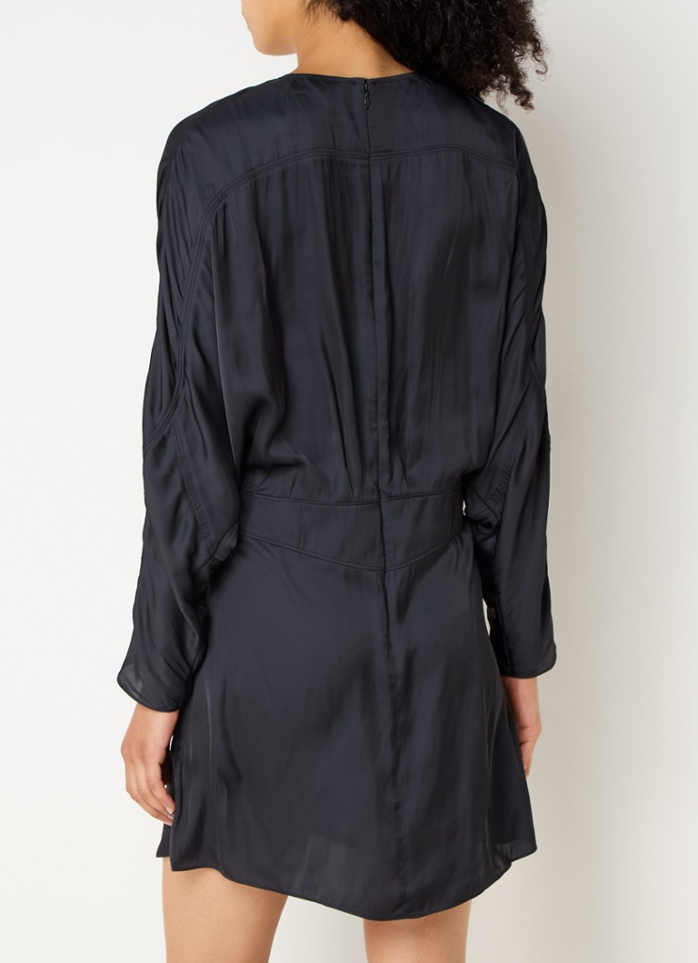 Zadig&Voltaire Rooth satin mini dress with ruffles