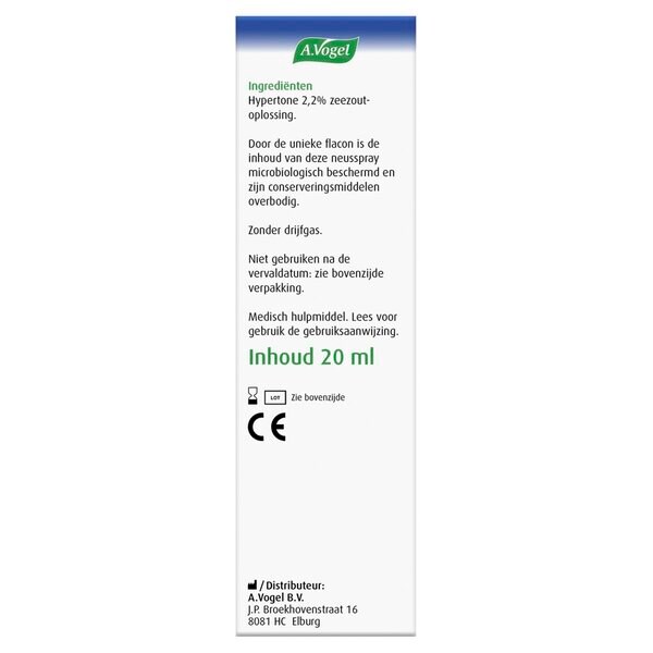 Spray Nasal A.Vogel Cinuforce Forte - Dispositivo Médico - 20ml