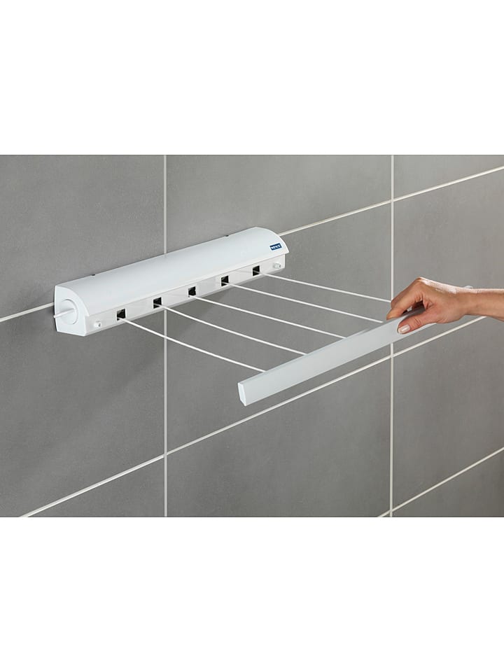 Wenko Wand-Wäscheleine in Weiß - (B)47,5 cm günstig kaufen onesize