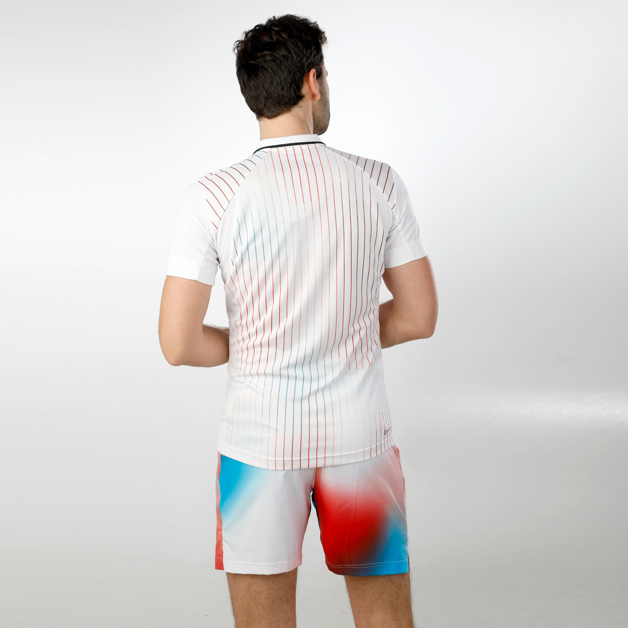 Melbourne Printed Shorts Herren - Weiß, Mehrfarbig