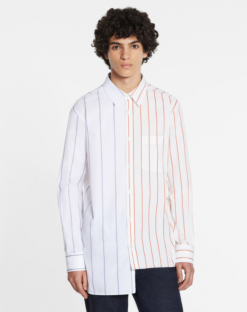 CHEMISE BI GOUT A RAYURES