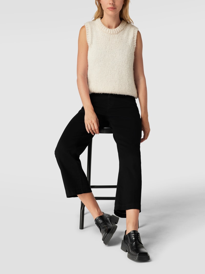Culotte mit Label-Patch Modell 'Rich' in schwarz