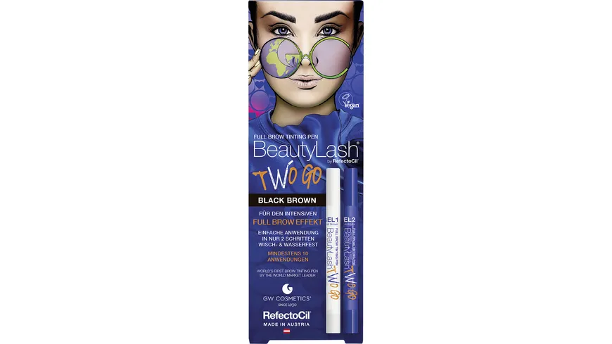 BeautyLash Full Brow Tinting Pen Blackbrown - Blackbrown