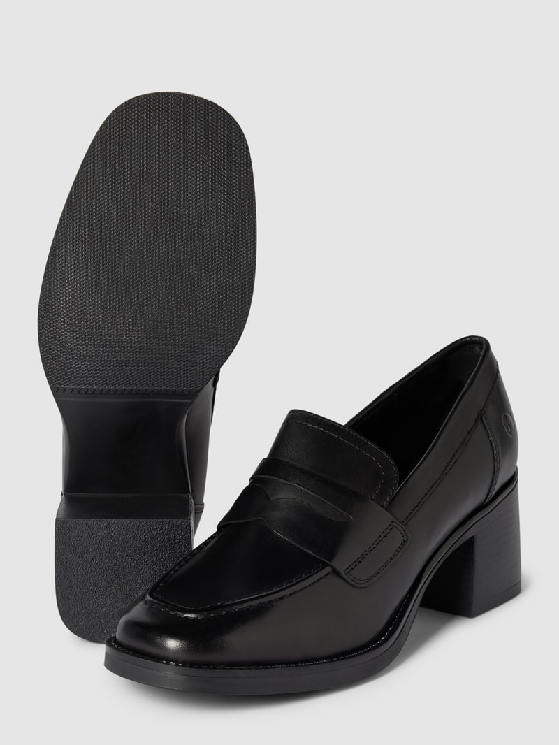 Loafer mit Schaftbrücke in schwarz