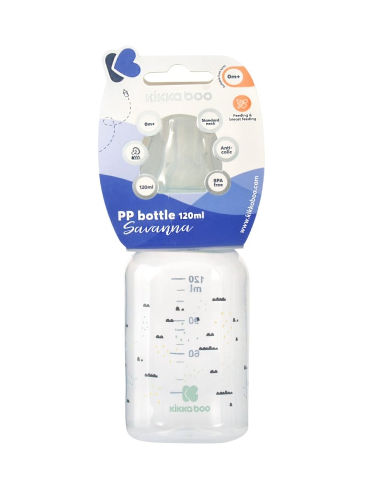 Kikkaboo Babyflasche Savanna 120 ml in grün günstig kaufen onesize