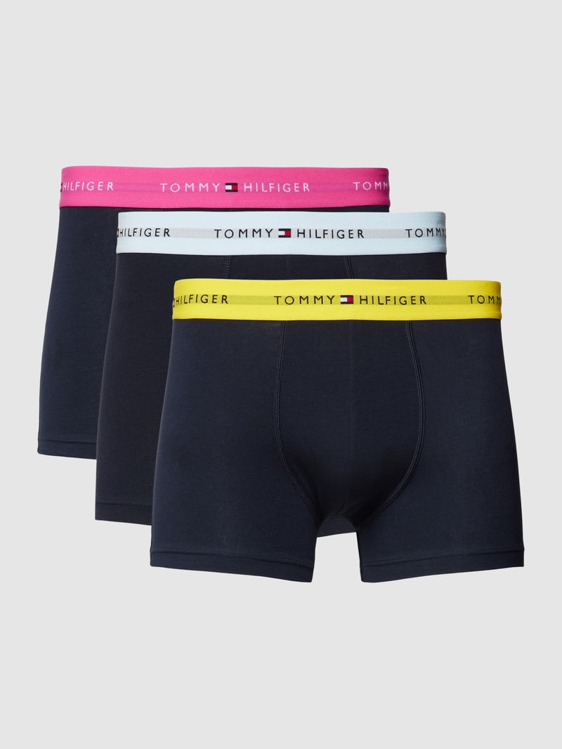 Trunks in Two-Tone-Machart im 3er-Pack in pink