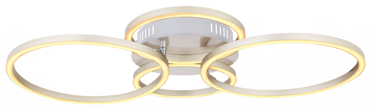 Globo Lighting - KENDY - Deckenleuchte Metall Nickel matt, LED