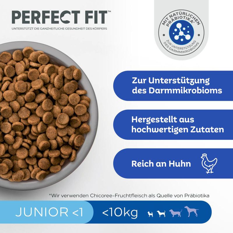 Perfect Fit Junior <1 (<10 kg) mit Huhn