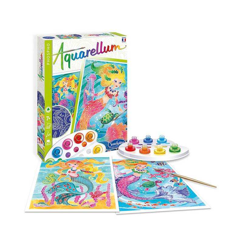 Aquarellum Sirènes phosphorescent Sentosphère