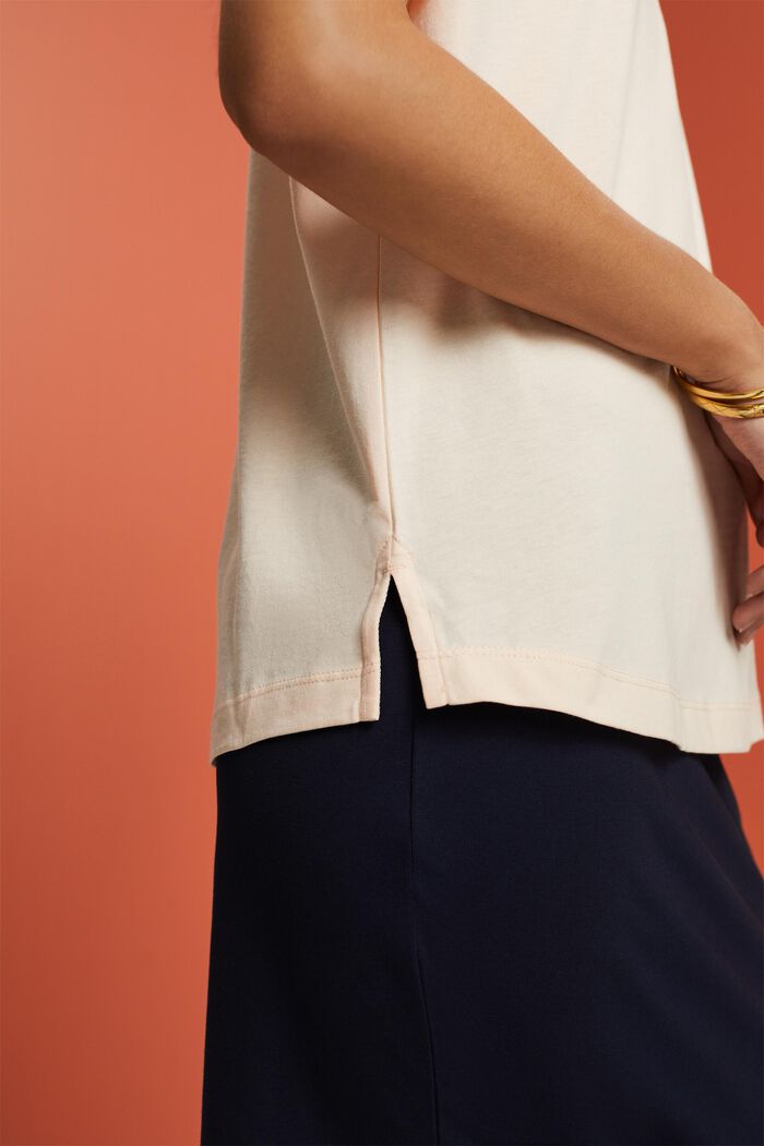 Besticktes Shirt, 100% Baumwolle