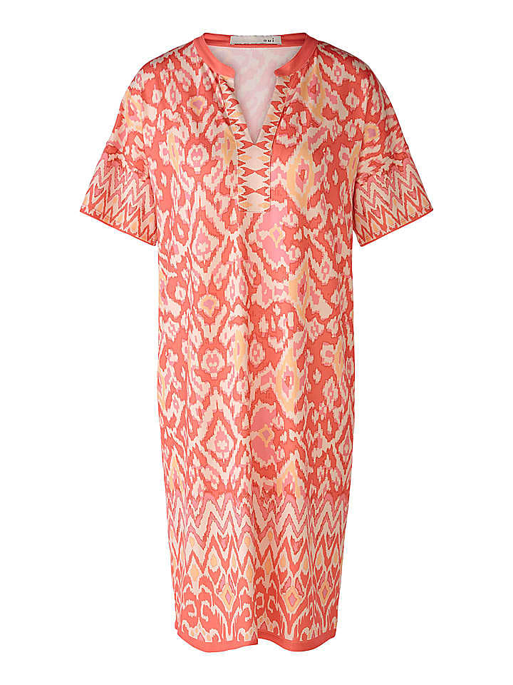 Oui Kleid in Orange günstig kaufen 38