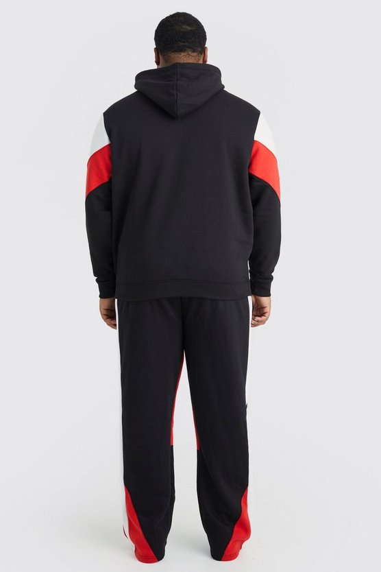Plus Man Colorblock Jogginghose