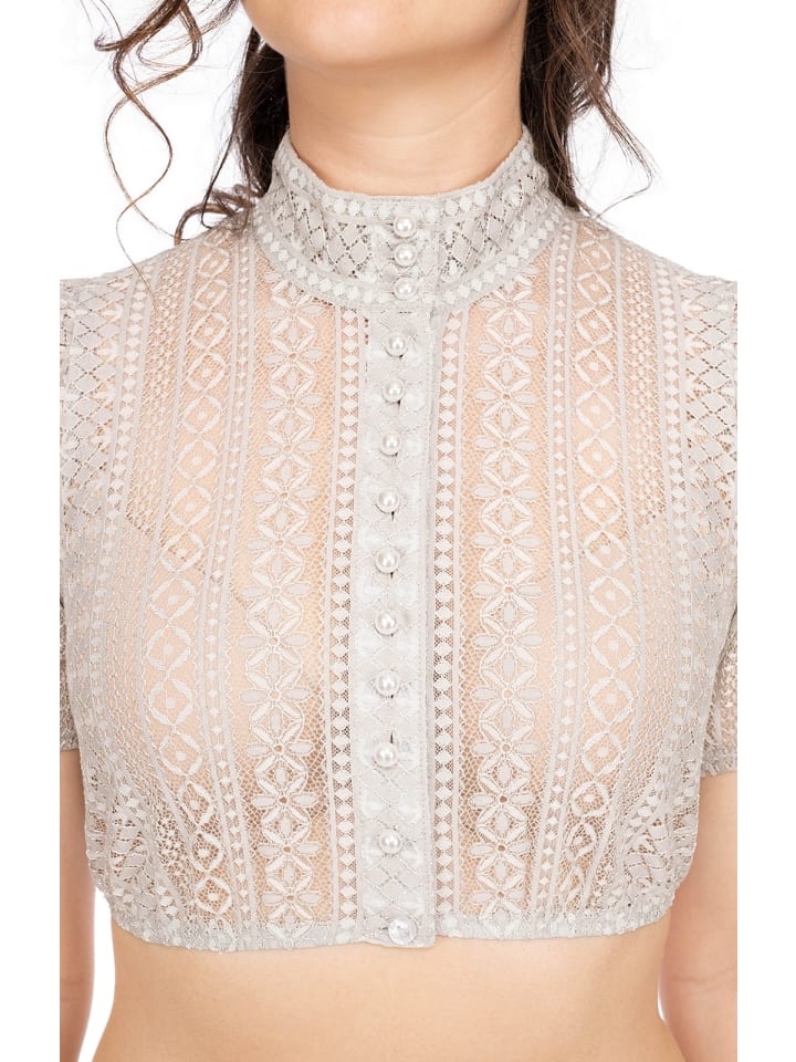 KRÜGER Dirndlbluse 311465 in grau günstig kaufen