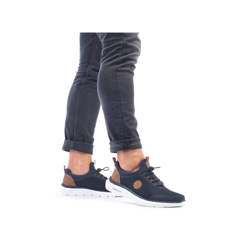 Rieker Herren Slipper marineblau